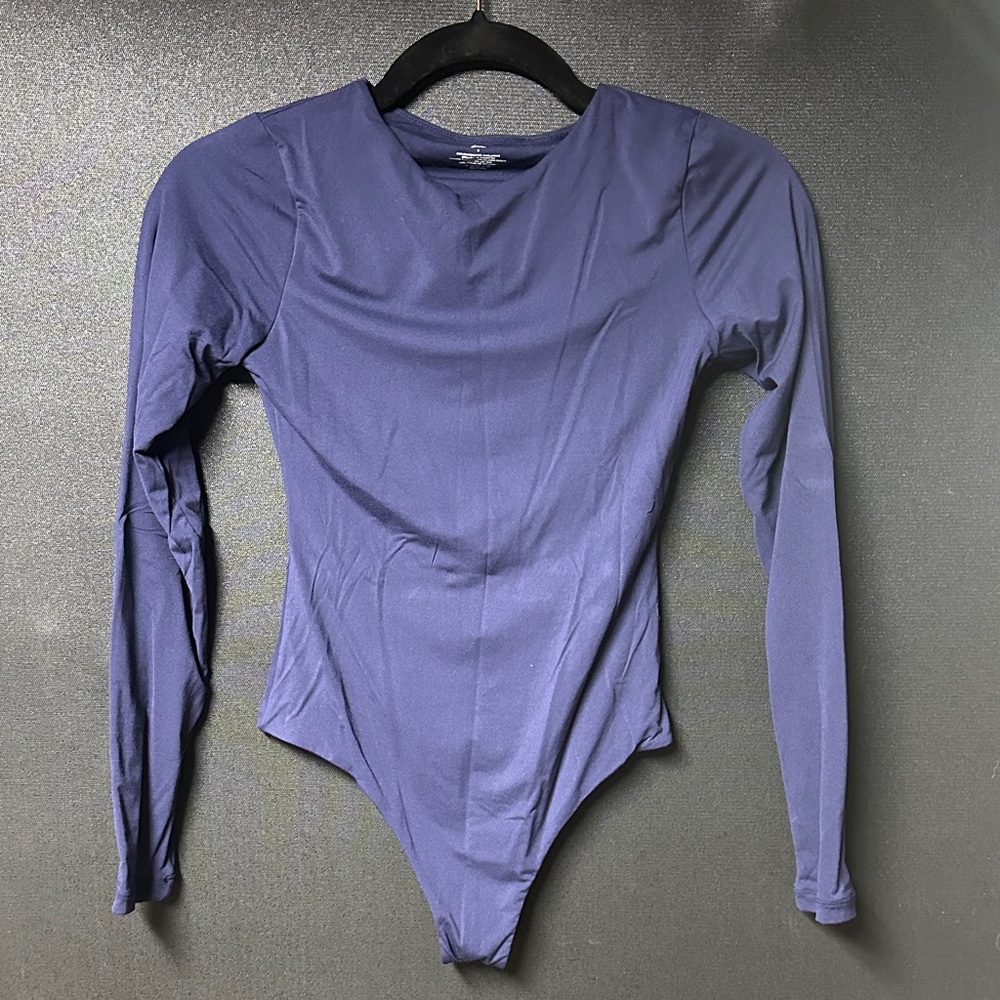 C2 by Calibrate Deep Blue Long Sleeve Bodysuit